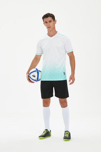 Breathable sports short-sleeved football uniform suit training and competition uniform wholesale group purchase printable picture printing number D8853#