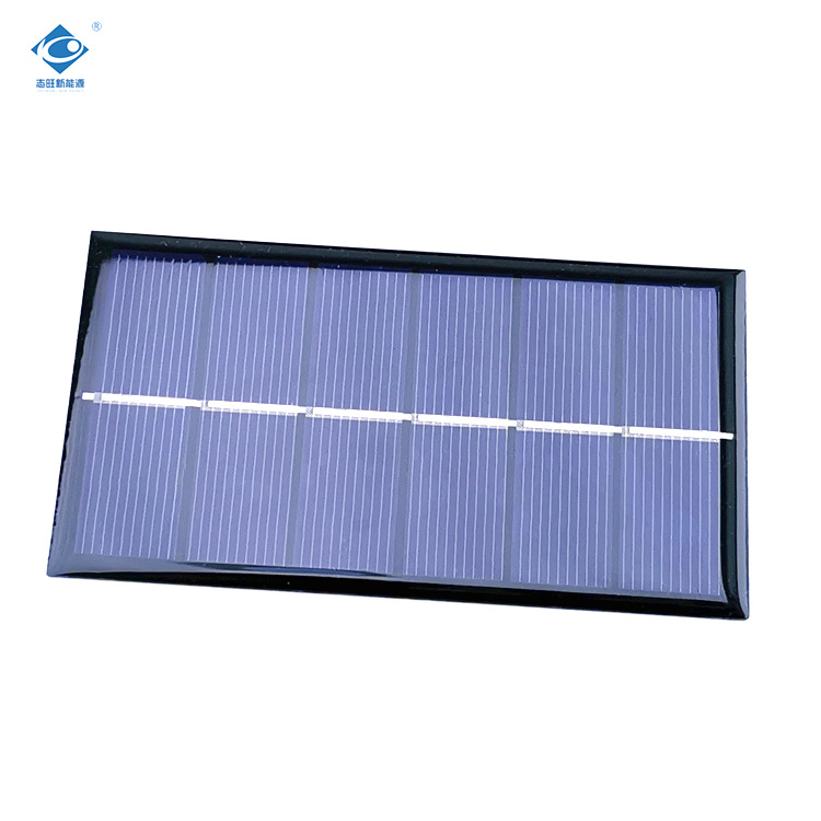 3V多晶滴胶0.9W 太阳能光伏板110*60太阳能电池板组件DIY户外充电