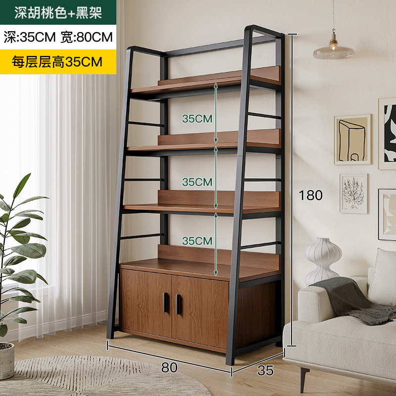 Estante simple estante de almacenamiento de múltiples capas estante de exhibición sala de estar estantería hogar dormitorio piso gabinete de almacenamiento sub-estante