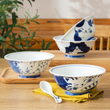 Япония импортированная керамическая посуда, Mido в стиле японского стиля милая кошачья рисовая чаша для лапши чаше