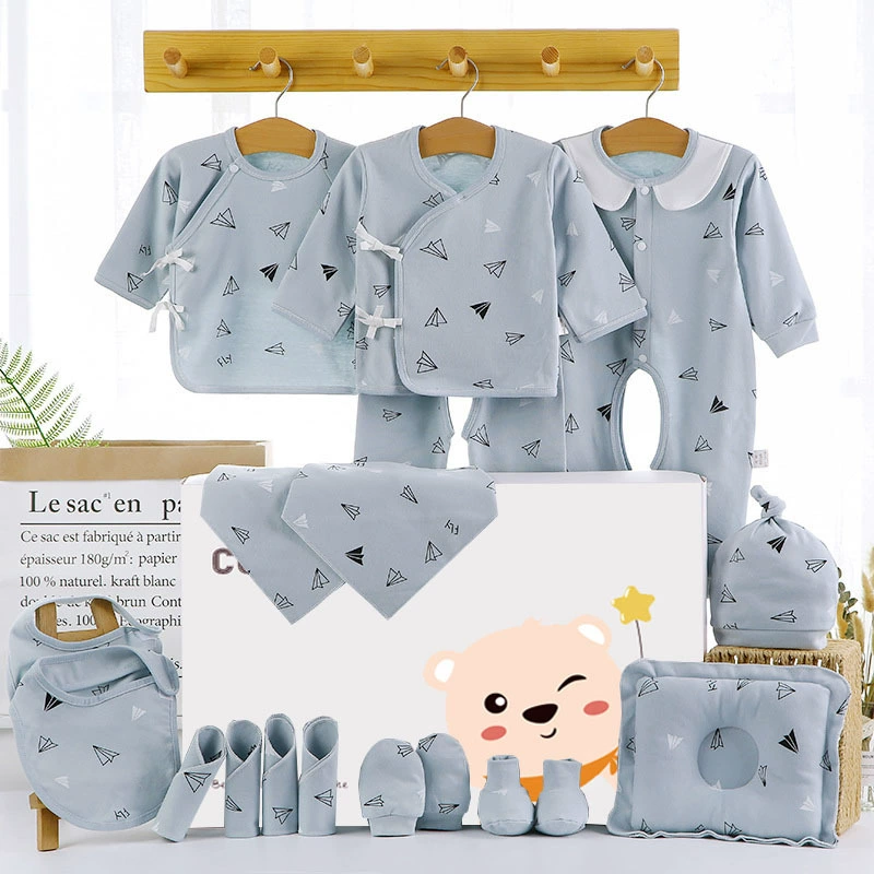 Подарочная коробка Baby Gift Box Set, 18–22 предметов одежда для новорожденных унисекс демисезонная, подарочная коробка со стеклом