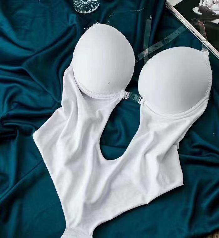 [Explosión de comercio exterior] correa de hombro invisible abdominal abdominal ropa interior de belleza sin marcas de acero sujetador de espalda expuesta ropa de plástico