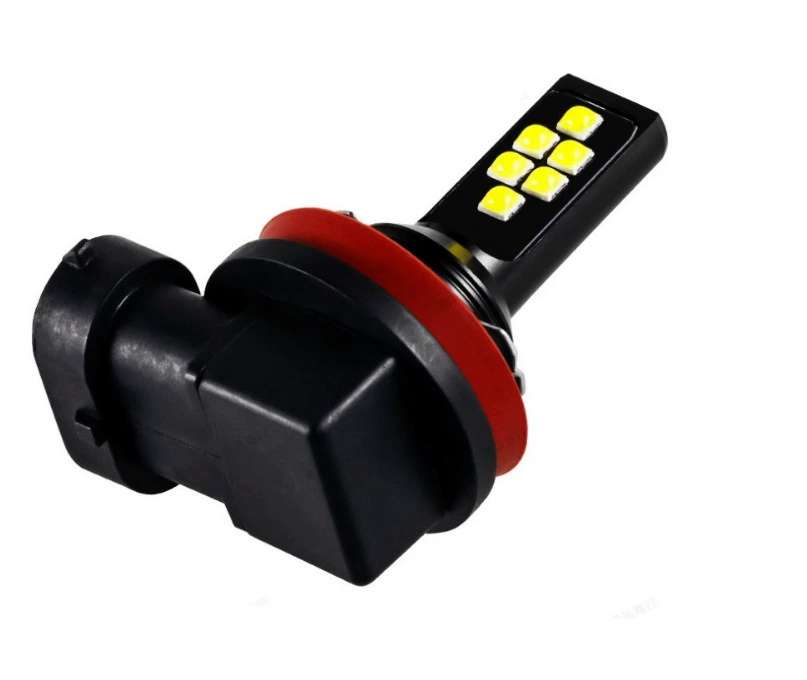 Новая автомобильная передняя светодиодная противотуманная фара H11 3030 12SMD, H4 9006, фара для езды, тюнингованная лампа