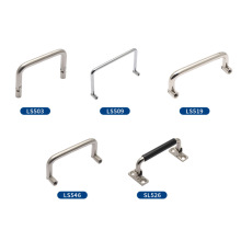 不锈钢圆棒折叠180度U型拉手 kitchen cabinet handles烤火箱提手