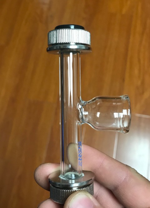 10CM漏斗式旋光仪试管/玻璃样品管/光学仪器测试管
