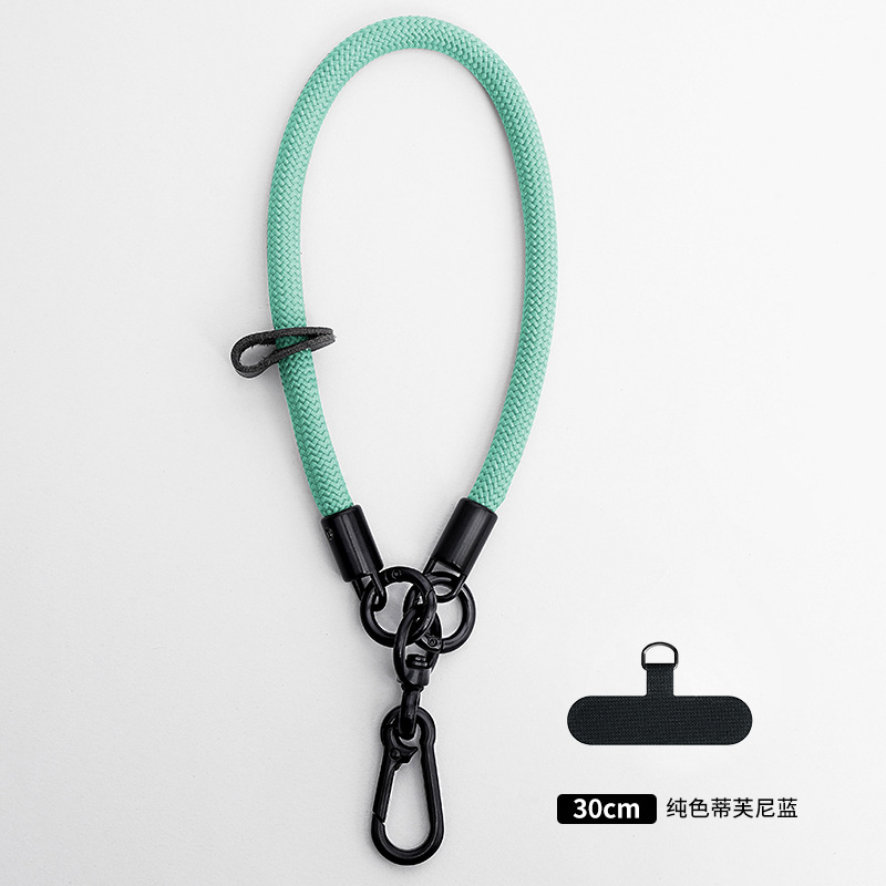 Cordón de teléfono móvil al por mayor crossbody ajustable avanzado Halter muñeca tejida Sling back clip caja del teléfono móvil correa de cordón