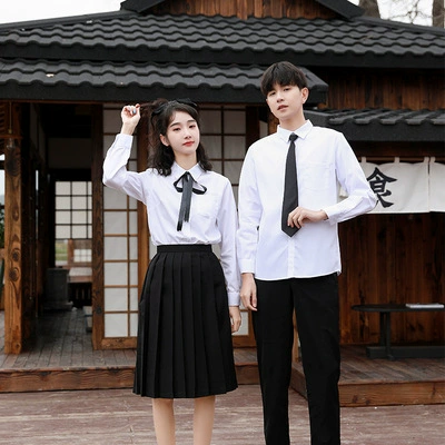 Выпускной класс Одежда костюм Летний стиль колледжа Женское студенческое платье Юбка Младшая средняя школа Хоровые игры Полная школьная форма