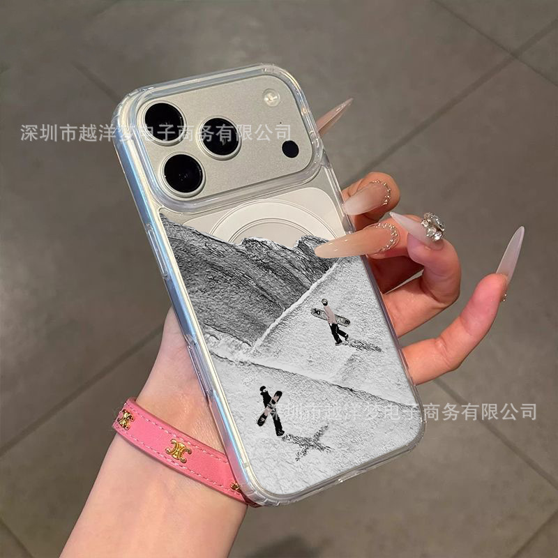 Ski iPhone 18 Pro phone case 17/16/15 magnetic case 14 Apple 12/11-S779P1