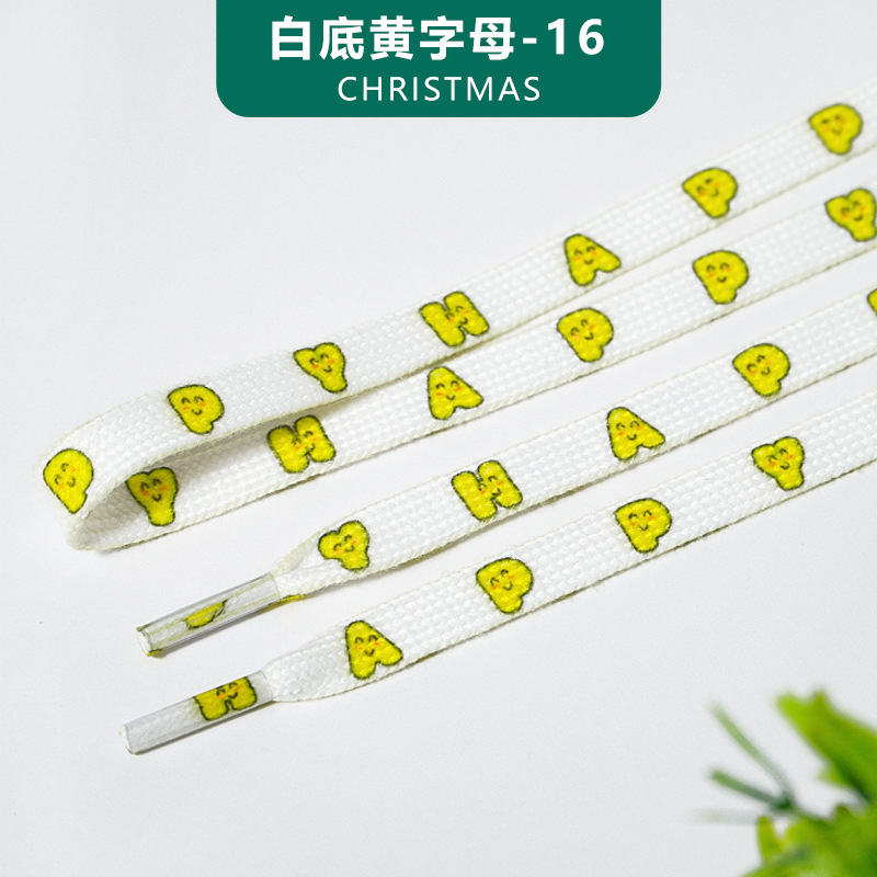 Yellow letters on white background-16