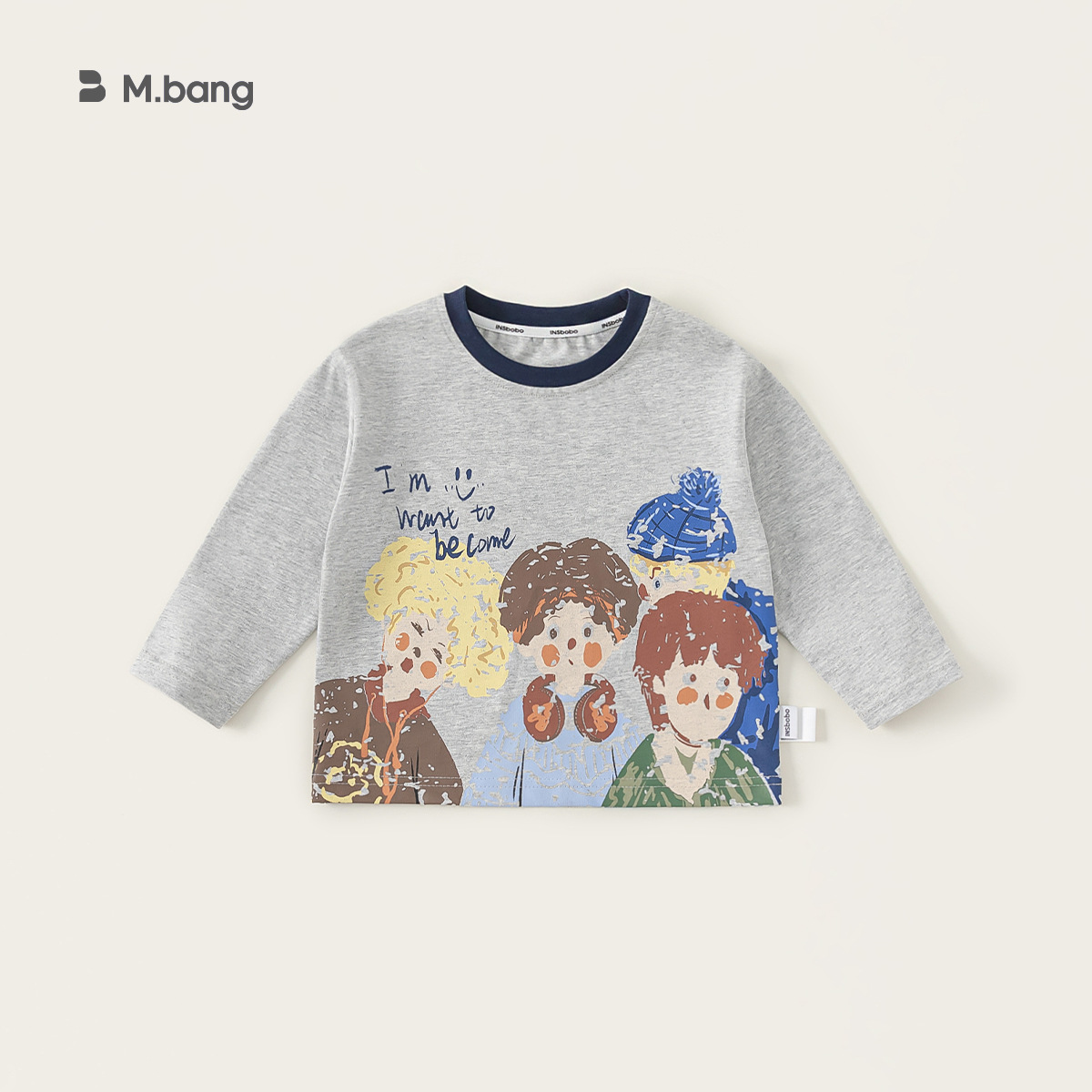 Yoobao ropa infantil camisa infantil 2025 primavera nuevo niño dibujos animados graffiti camisa coreana camisa de bebé