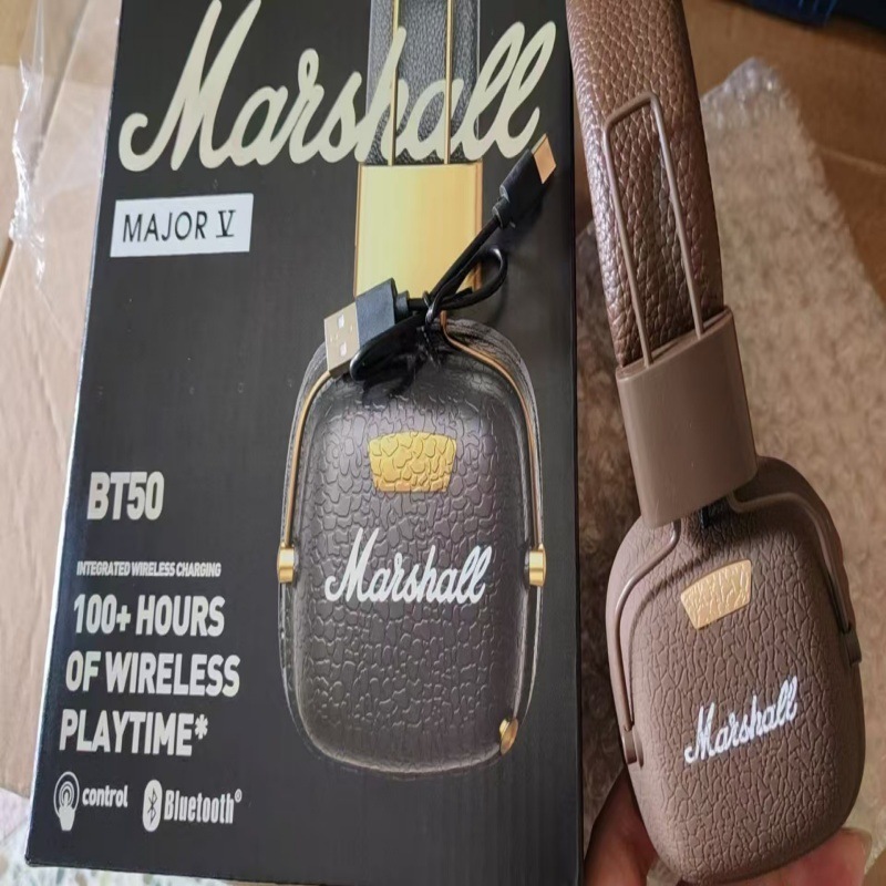 マーシャルMARSHALL MAJORV 5世代ヘッドセット無線bluetoothイヤホンのロゴ付きクロスボーダーを適用|undefined