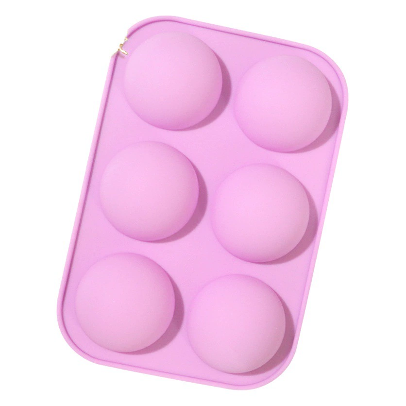 Minghao 6 даже маленькая полукруглая силиконовая форма для пудинга силиконовая форма для торта форма для мыла Super Q силиконовая форма для шоколада круглая