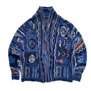 Kapital Vintage Feiputian Kazuhiro Japanese Style Vintage Heavy Industry Loose Sweater Cardigan Taoist Robe Jacket