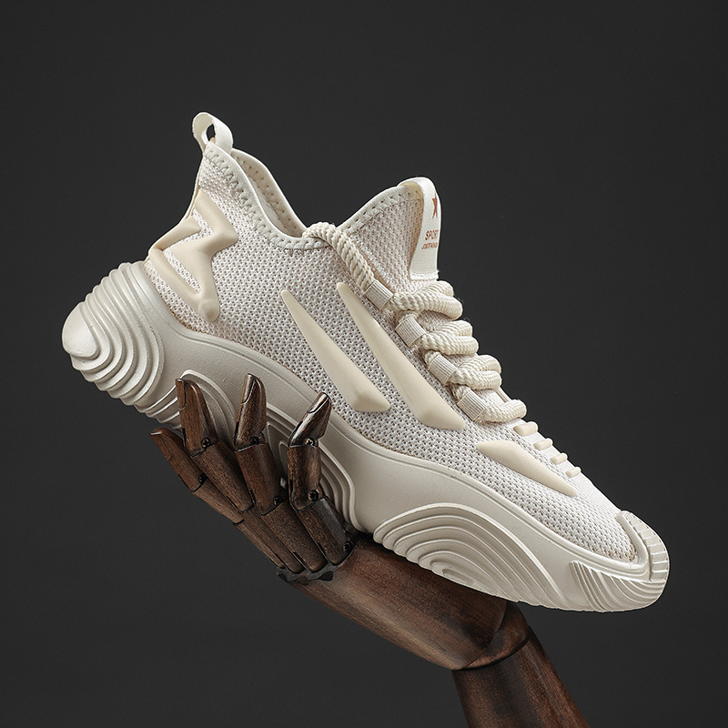 National Tide Live Mecha Gear Flying Woven Stereo Breathable Upper Torre Shoes Thick Sole plus size Outdoor Trend sneaker National Tide Live Mecha Gear Flying Woven Stereo Breathable Upper Torre Shoes Thick Sole plus size Outdoor Trend sneaker