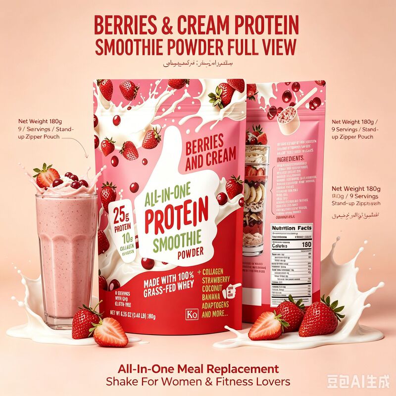Cross-Border Foreign Trade All-In-One Protein Smoothie Powder Complex Protein Shake Powder