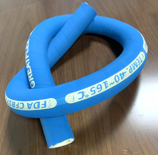 Gretel blue RN40 oil-resistant food grade cloth rubber tube latex hose water pipe steel wire