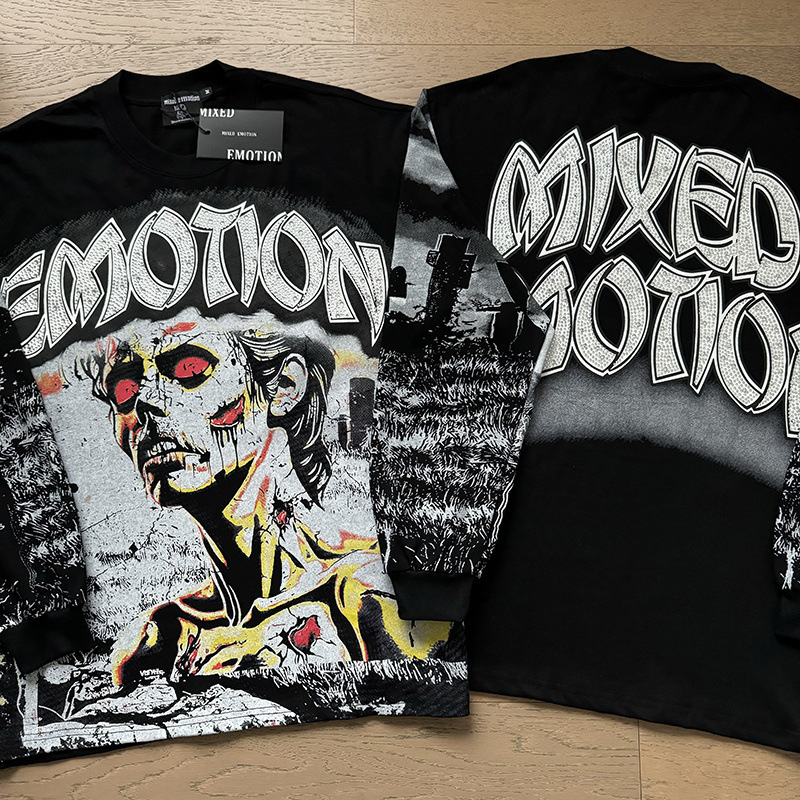 Tarjeta de marca de moda americana impresión de diamante caliente pareja de moda adolescente de verano chaqueta de manga corta camiseta
