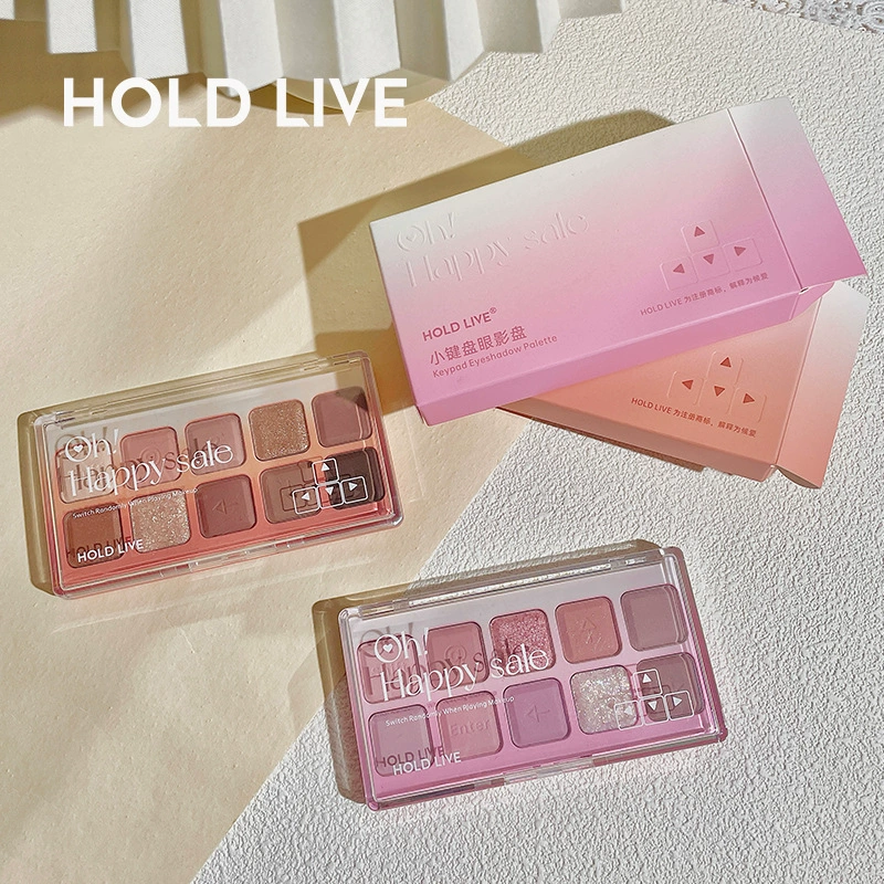 HOLD LIVE Клавиатура — матовая палетка теней, тени, десять цветов, для начинающих