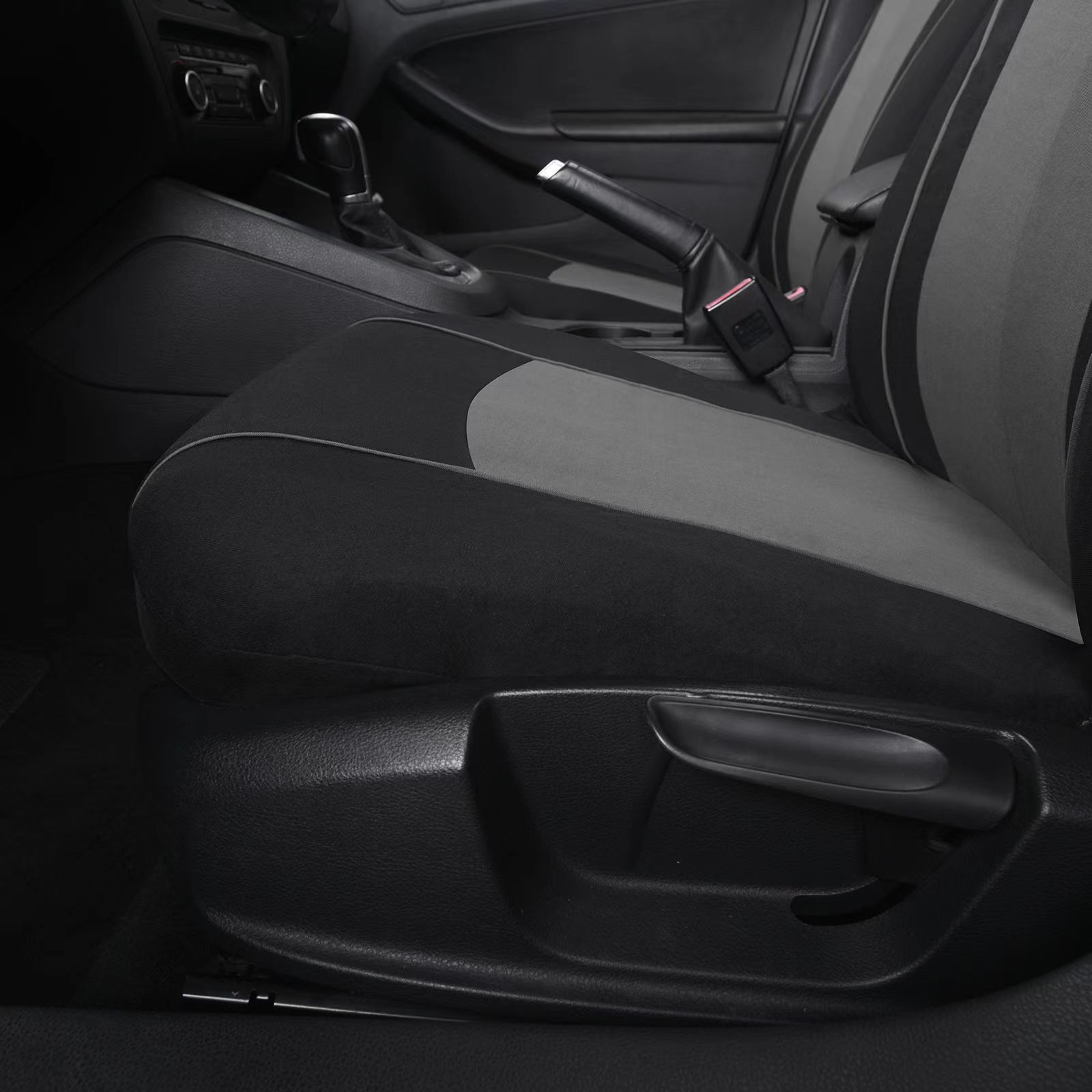 Universal Car Seat Covers, Full Elastic Polyester Fabric, Four-Season Seat Cushion Covers, Cross-Border Foreign Trade 9-Piece Set, Red, Black, Blue, Brown