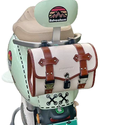 Modified Retro Universal Front Bag: Motorcycle trunk