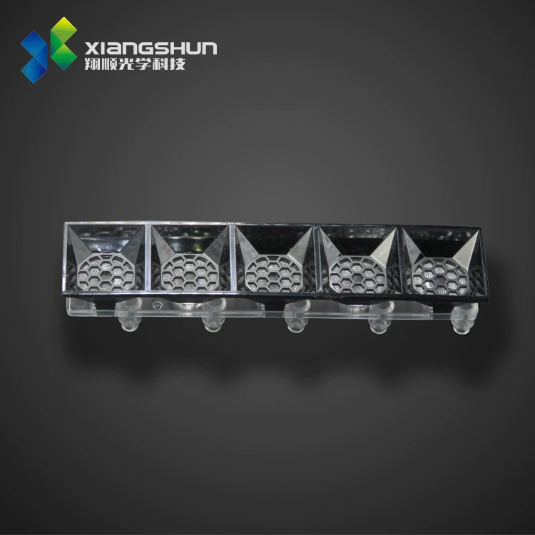 30-мм магнитная линза для линейного освещения, решетчатая линза-сетка, светодиодная решетка, интегрированная линза «все в одном»