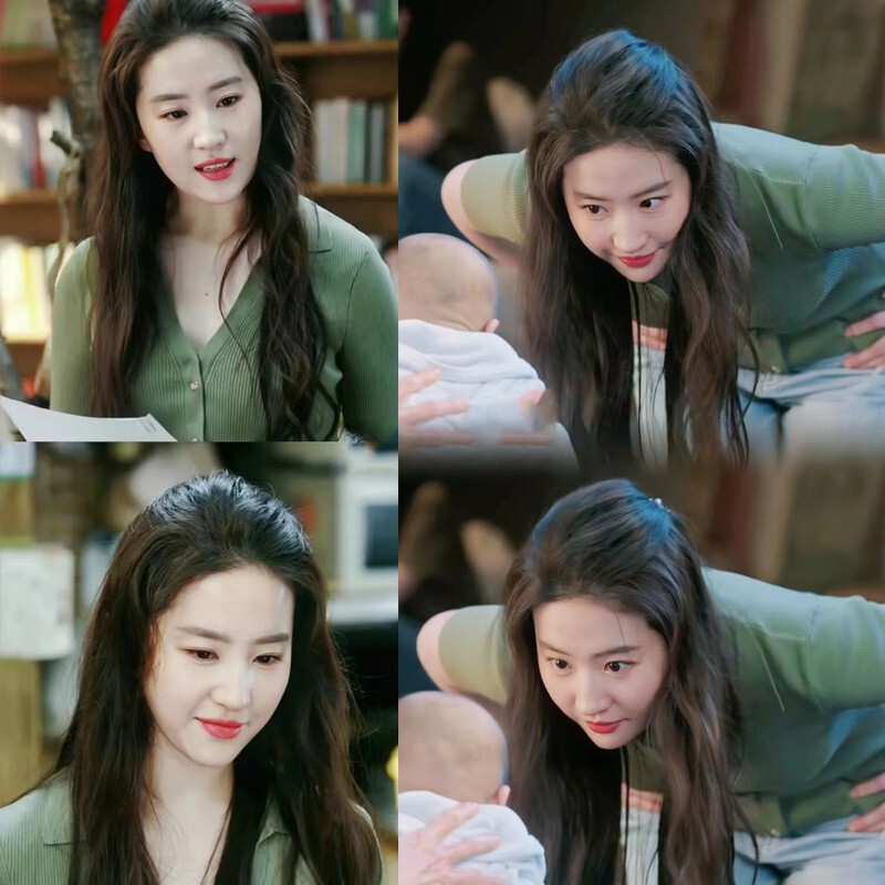 Go to Windy Places Liu Yifei Xu Hongdou Same Sweater Female Star Spring V-Neck Autumn T-Shirt Knitted Short Sleeve Top