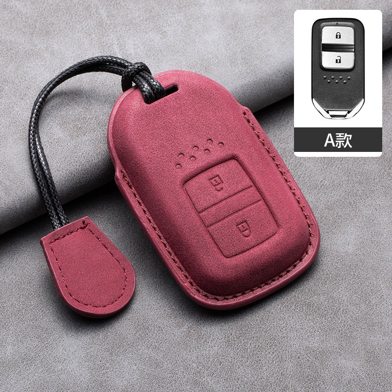 혼다(A타입 볼케이노 레드 + 가죽 로프)