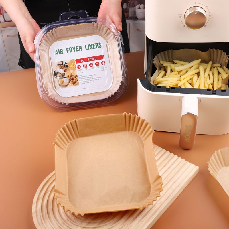 エアフライヤー防油紙盤焙煎吸油紙トレイ食品級耐高温オーブン防癒着防油紙|undefined