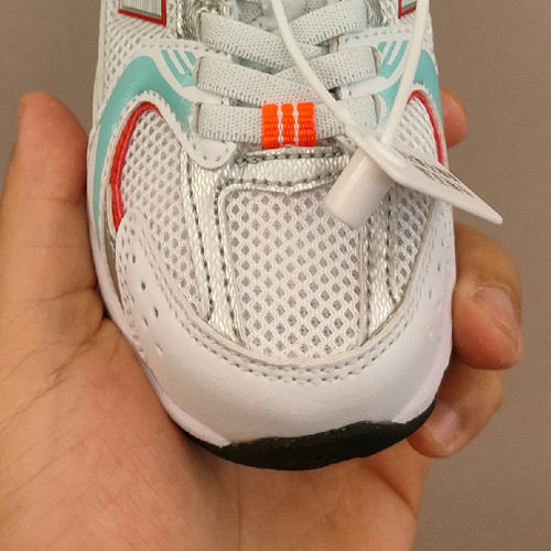 Putian children's shoes 530 sporty elastic leisure mesh trendy shoes NB school shoes for boys and girls, dropshipping one piece