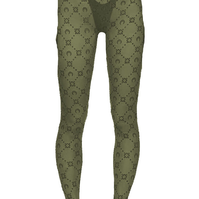 밀리터리 그린 플로킹 [팬티스타킹] + 고품질