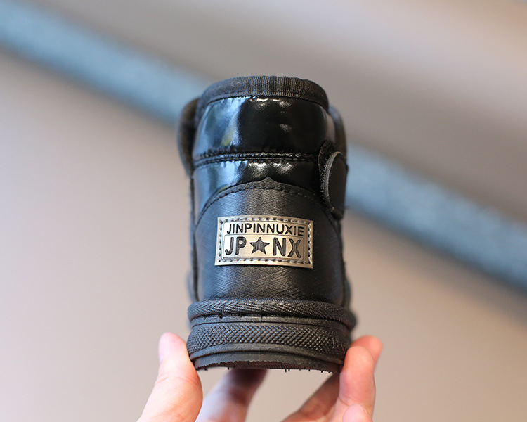 Children's Snowy Boots 2023 Winter Girls' Cotton Boots Warm and Waterproof Boys' Short Boots with Plush and Thickened_voghion.com