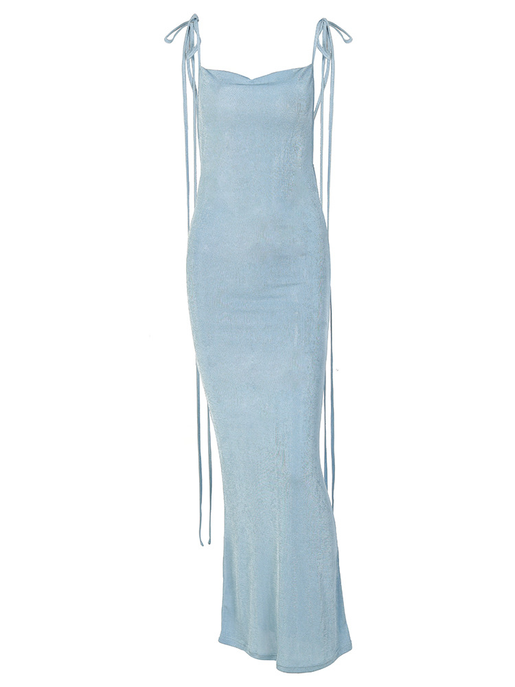 310g Weight Maxi Long Dress Dress Length Type Sleeveless Sleeve Length Sheath Dress Dresses Type Spandex, Polyester Fabric Type Mid Waist Waist Line Daily Occasion Slim Fit Type Solid Color Pattern Summer Season Women'S Gender Patchwork Design Fashion Style Wholesale Women'S Fashion Patchwork Solid Color Daily Sleeveless Sheath Dress 28