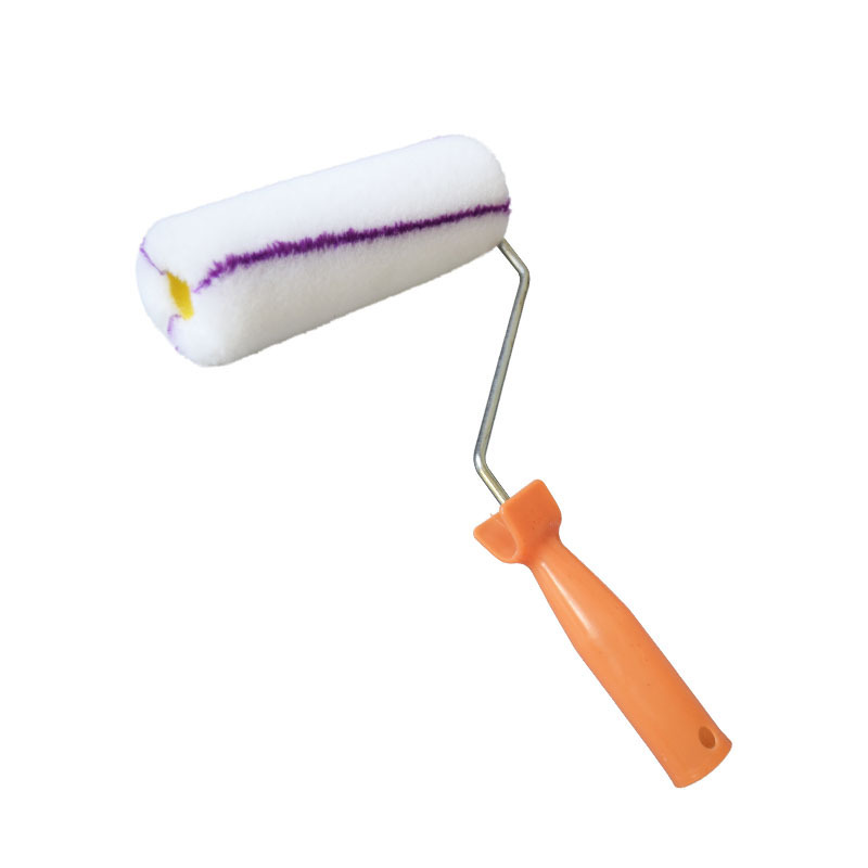Cepillo de rodillo de pintura de 7 pulgadas, vello fino, revestimiento resistente a solventes, pintura de látex, cepillo de pared, herramienta de rodillo de decoración Huade Haojia