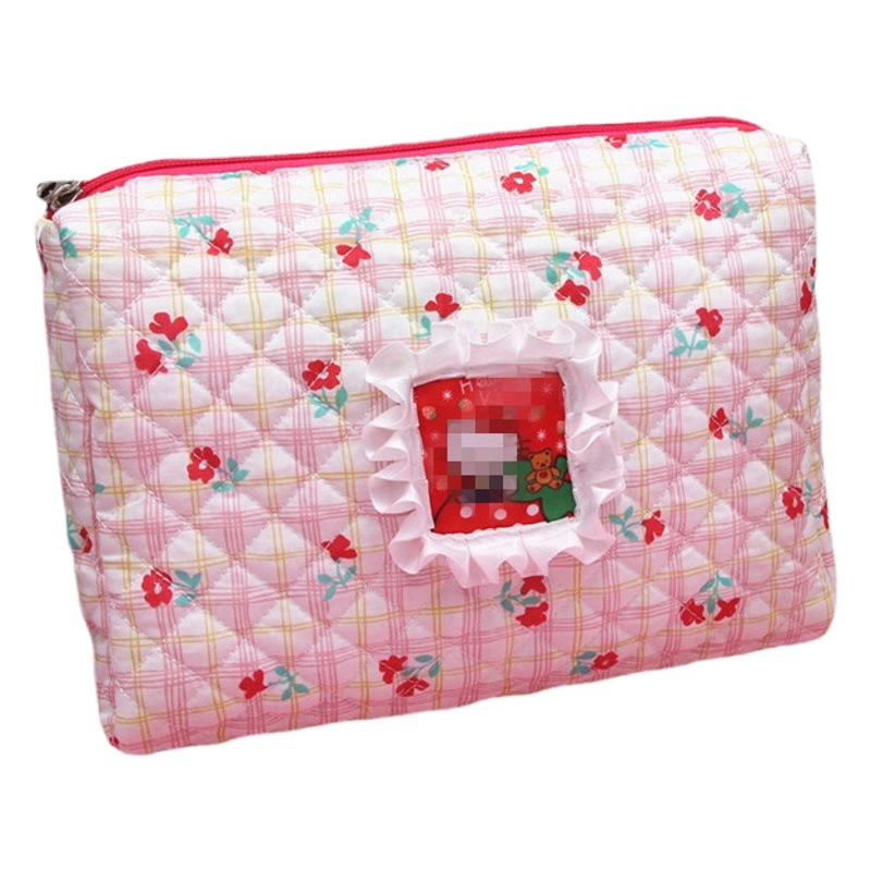 Lindo gato de gran capacidad bolsa de cosméticos bolsa de viaje portátil niña corazón cuidado de la piel bolsa de almacenamiento bolsa de lavado embrague
