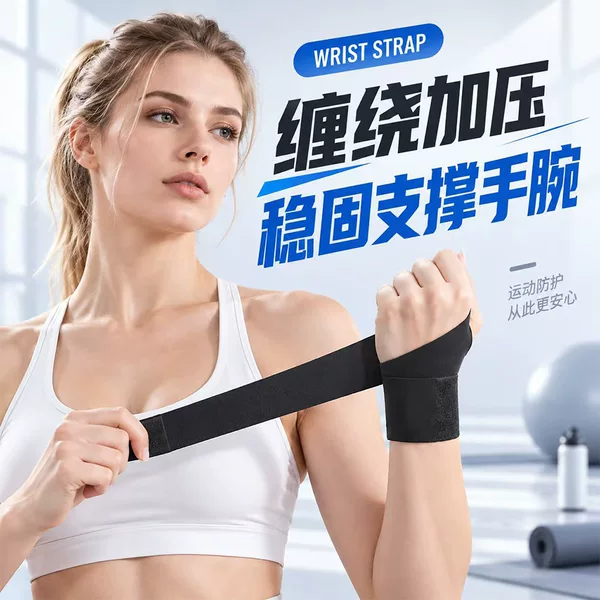 New ultra-thin elastic wrist sports men and women sprained wrist fitness basketball Pressure Adjustable