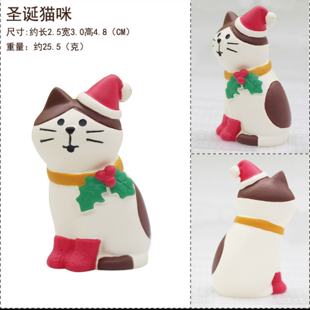 크리스마스 빨간 양말 고양이
