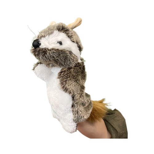 2024 New Plush Toy Hand Puppet Vole Cartoon Animal Gloves Mixed Batch Children Soothing and Teaching Use