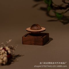 黒クルミ小惑星型ディフューザー 家庭用/車載用/室内装飾用 ディフューザー 木製 手作り エッセンシャルオイルメーカー 車用