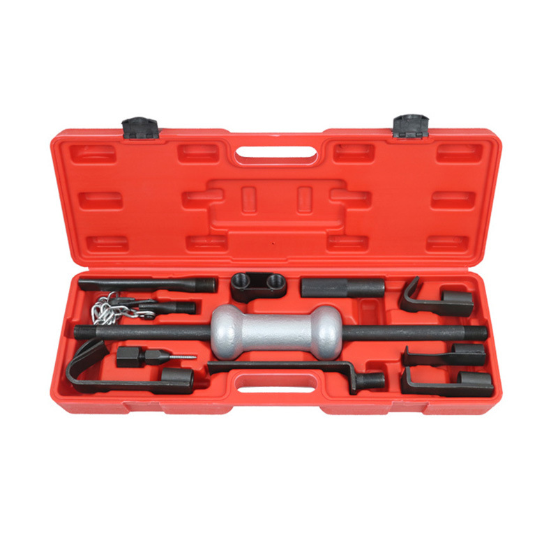 Juego de 10 piezas de chapa de coche, juego de caja, herramienta de reparación de martillo Hua personalizada, máquina de corte de martillo deslizante de alta dureza general