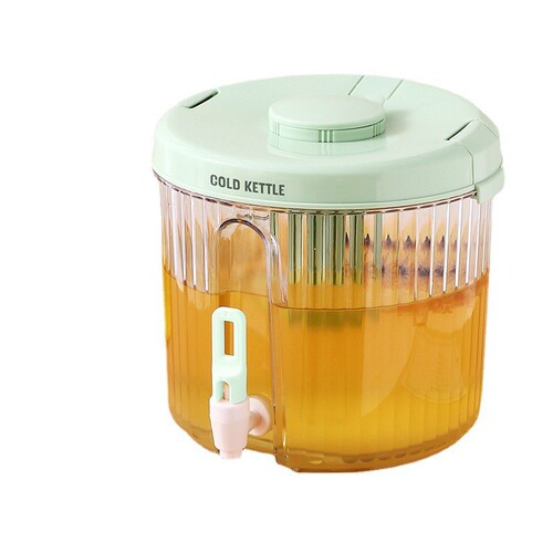 Refrigerator Cold Water Kettle with Tap Home Large Capacity Japanese Heat-resistant Plastic Ice Cool Water Cup Outdoor Drinking Bucket 