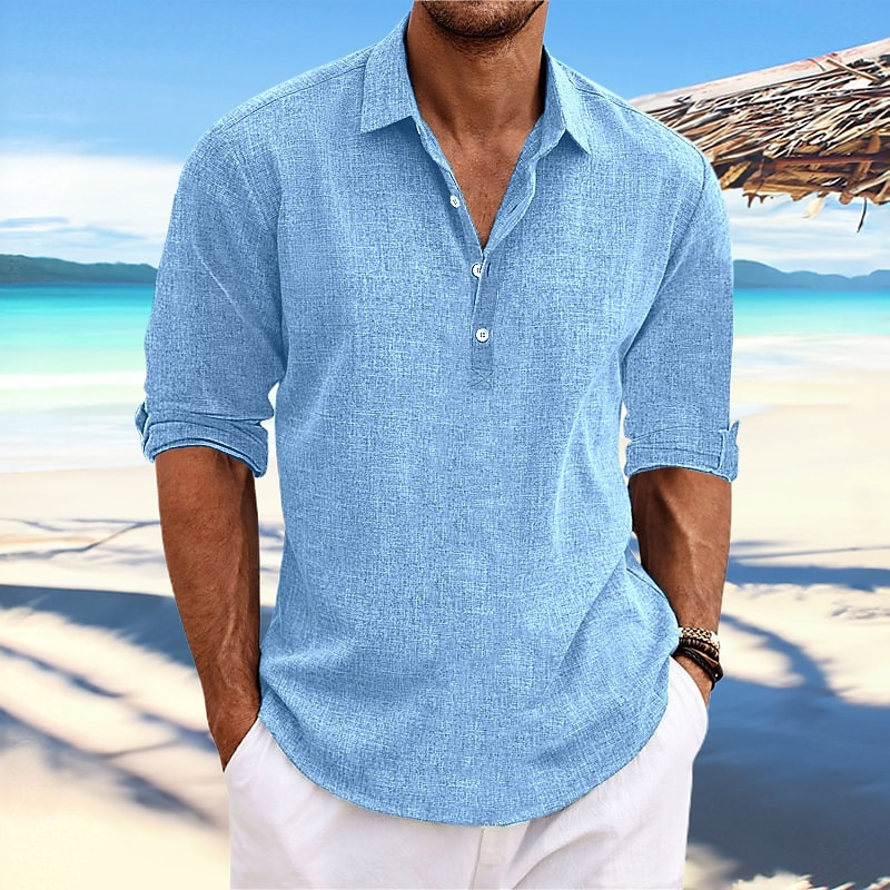 Cross-Border Men's Clothing 2025 New Summer Pullover Lining Youth Fashion Loose Long-Sleeved Home Casual Shirt. Cross-Border Men's Clothing 2025 New Summer Pullover Lining Youth Fashion Loose Long-Sleeved Home Casual Shirt.