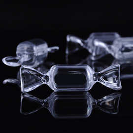 可爱创意迷你糖果包装盒美甲亮片饰品收纳盒水晶泥透明防尘塑料盒