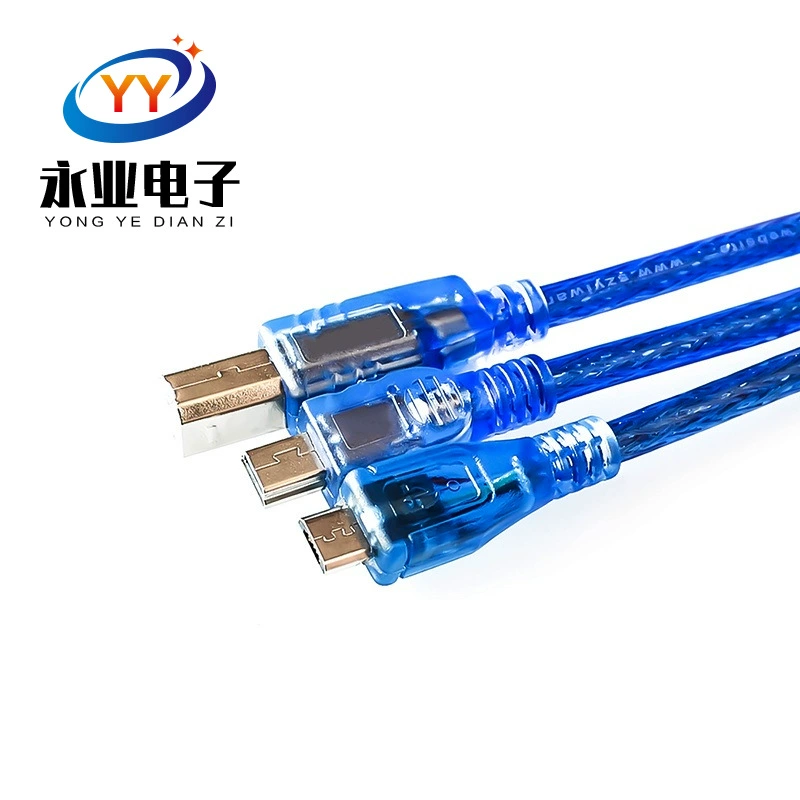 USB-принтер Синий кабель для передачи данных для Aarduno 2560 из-за микро-мини