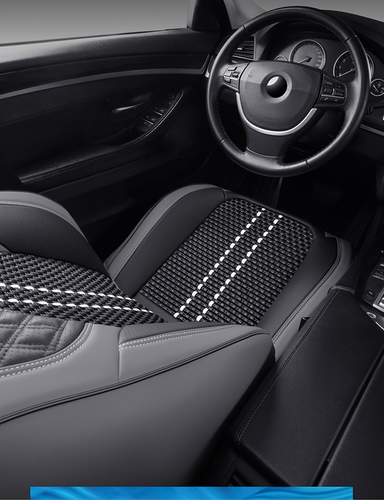 Wow Custom-Made Nappa Leather Diamond-Shaped Seat Cover Ice Silk All-Season Universal Car Five-Seater Seat Cushion Full Surround Seat Cover