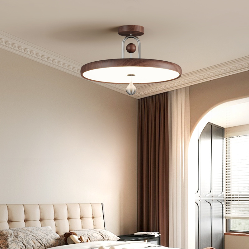 [Seleccionado cuidadosamente] 2025 nueva lámpara de techo de estilo antiguo lámpara de habitación de dormitorio principal retro francés lámpara de protección ocular de espectro completo