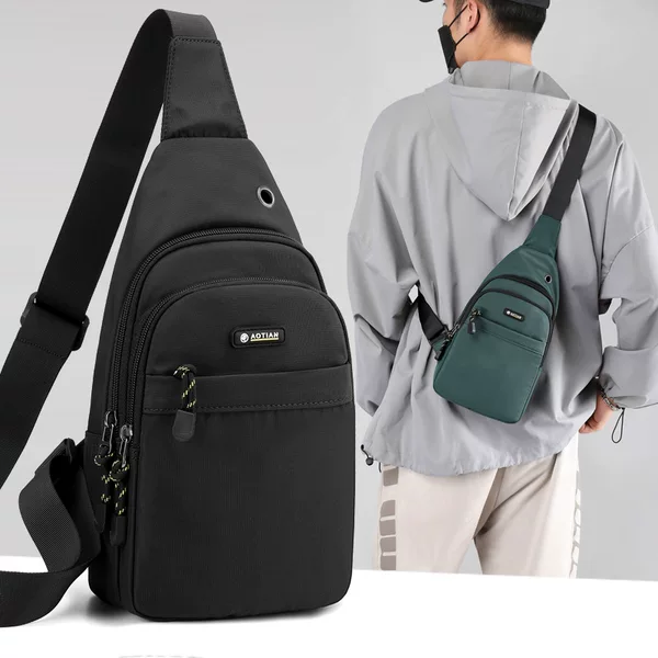 Aotian New Casual Sports Men's Bag Chest Bag Outdoor Simple Fashion Single Shoulder Crossbody Bag Men's Bag 3786 #