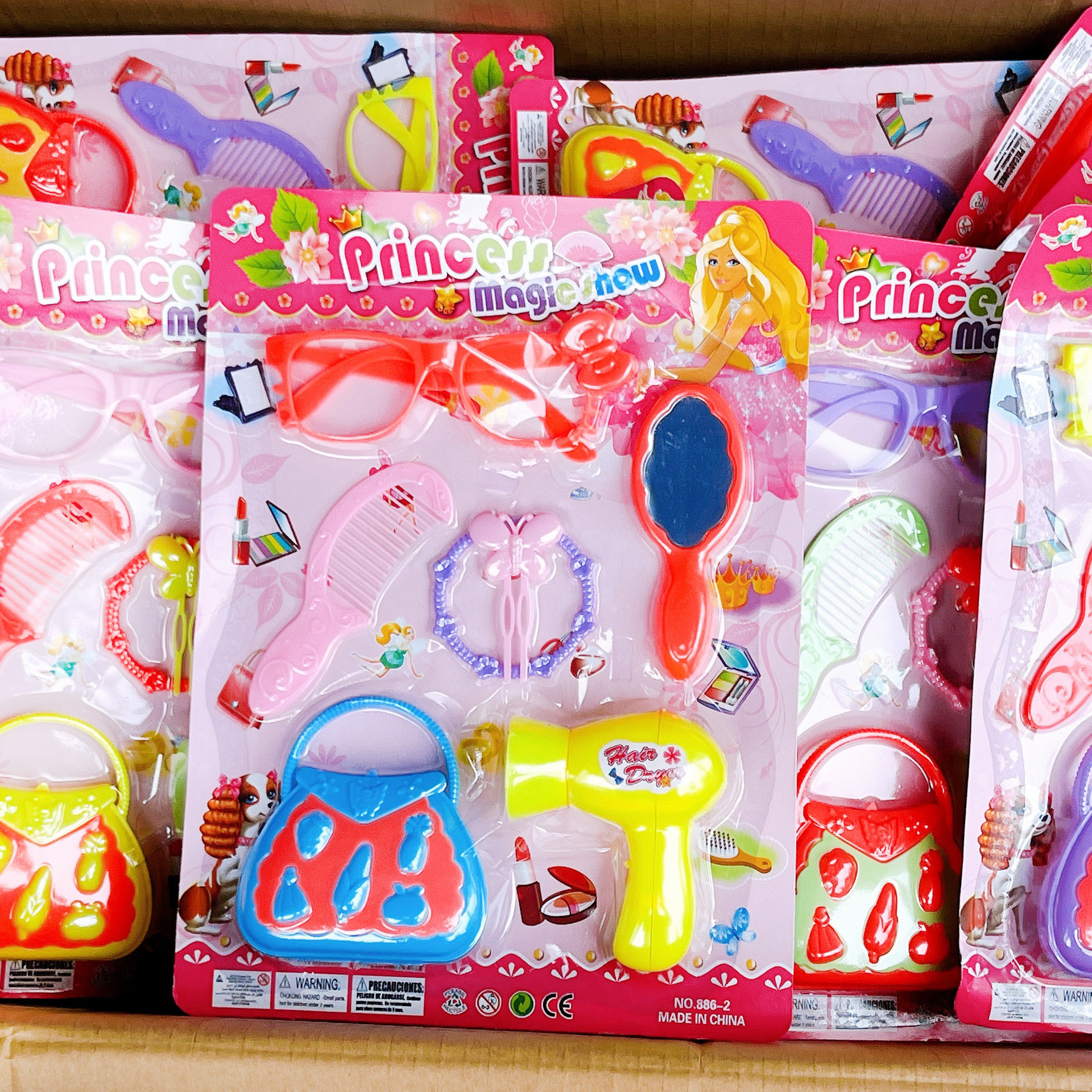 Mini juego de jardín para niños, simulación de anillo, ducha de la casa, suministro de juguetes de flores falsas, tienda de dos yuanes al por mayor