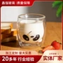 家用双层造型立体玻璃杯