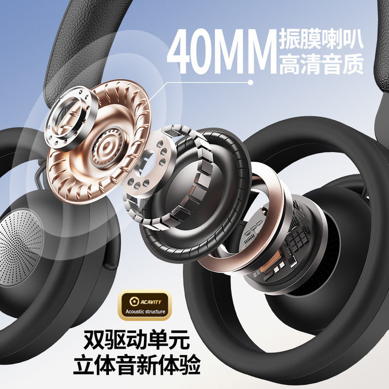2025跨境新款开放式头戴式无线蓝牙耳机不入耳长续航待机运动耳机|undefined
