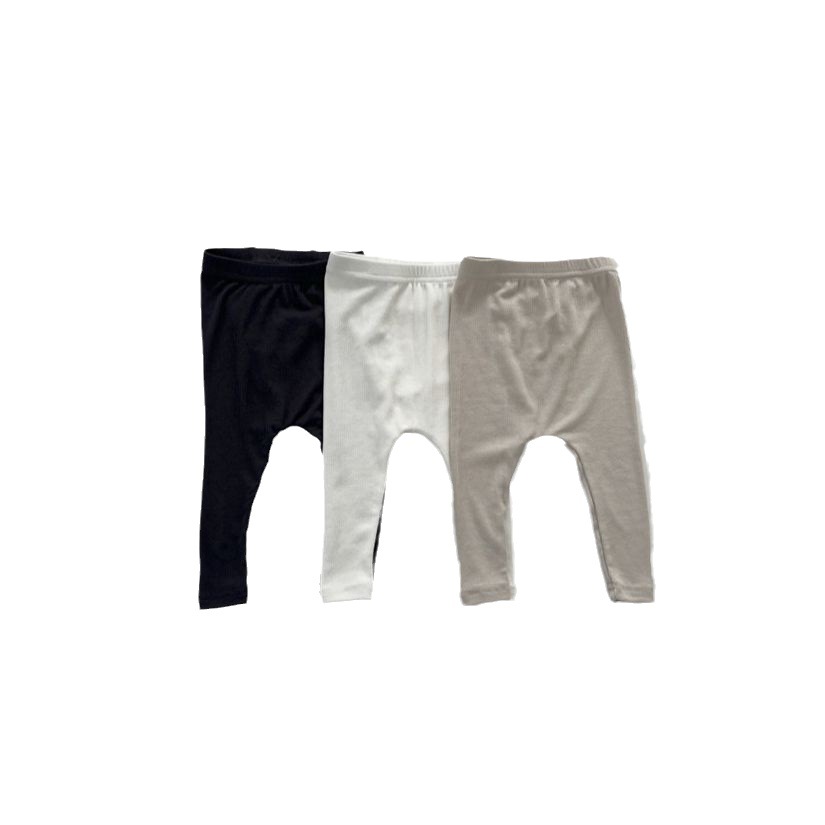 Leggings de bebé primavera estilo coreano ropa para niños bebé pit Big PP pantalones de primavera para niños pantalones a juego pantalones para niñas